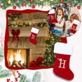 thumbnail image 3 of Gibobby Bolsa de dulces de Navidad, adorno, bolsa de escena de personaje, colgante de árbol del alfabeto, regalo de Navidad, medias, vestido de Navidad(A), 3 of 5