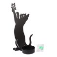 thumbnail image 3 of Decoration Candlestick, Home Decor Candlestick Easy To Use  For Party Cat Serving A Dish,Standing Cat,Cat Catching, 3 of 8