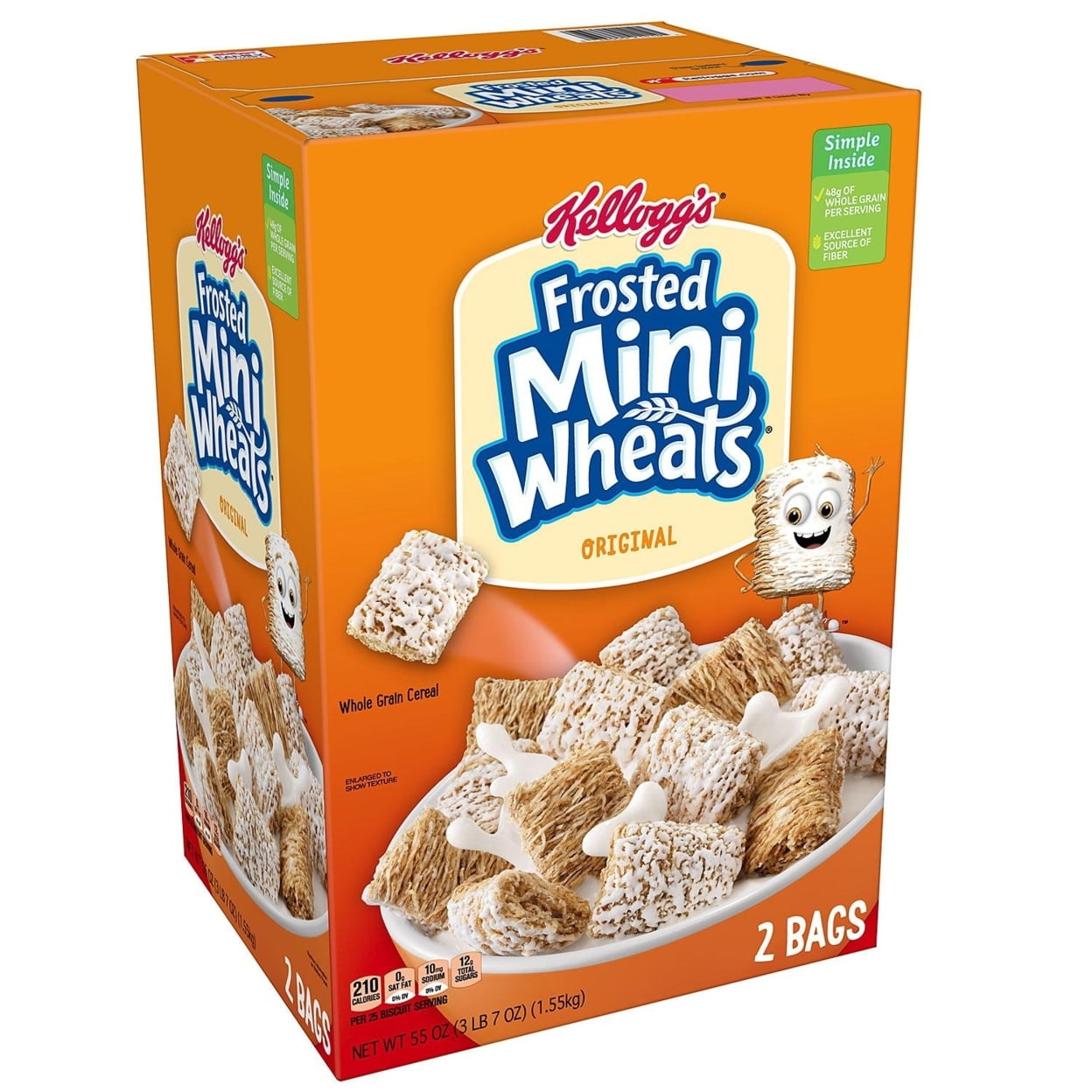 Kelloggs Frosted Mini Wheats (55 Ounce)