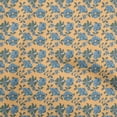 thumbnail image 1 of oneOone Viscose Chiffon Yellow Fabric Floral Retro Sewing Craft Projects Fabric Prints By Yard 42 Inch Wide, 1 of 5