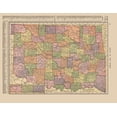 thumbnail image 2 of Hammond 14x12 White Modern Wood Framed Museum Art Print Titled - Oklahoma - Hammond 1910, 2 of 4