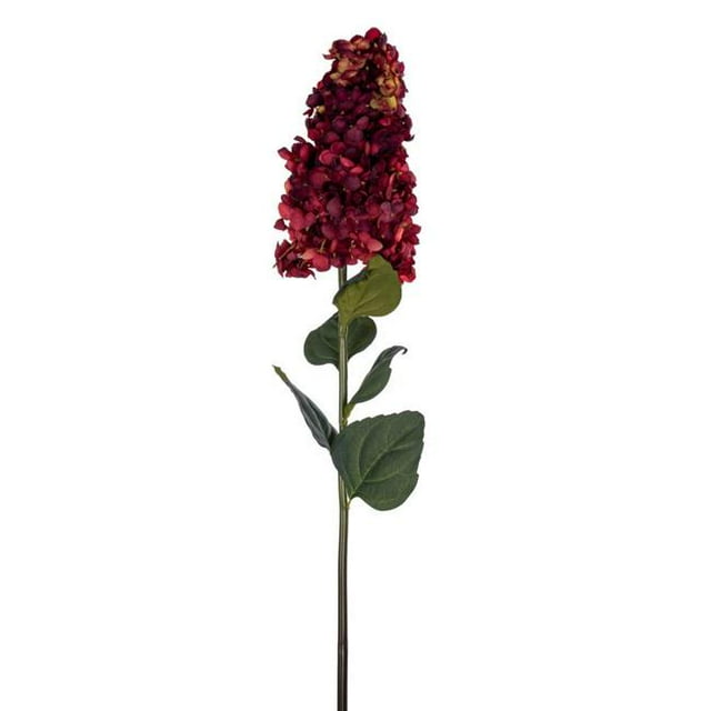 Vickerman FM228165 35.5 in. Cone Hydrangea Spray, Burgundy - 2 per Bag