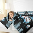 thumbnail image 4 of jejeloiu Eat Sleep Baseball Full Size Comforter Sets,Sport City Bedding Sets For Ball Gamer Reversible 3 Pieces, 4 of 8