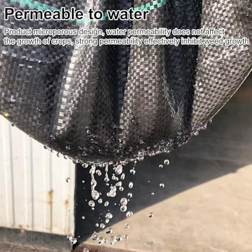 3.2oz Weed Barrier Fabric for Gardens, Farms, and Pathway Landscaping
