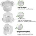 thumbnail image 3 of Gobelets Individuels en Aluminium Jetables 2 Oz - Gobelets à Soufflé - Râteaux. #S220 (100), 3 of 5