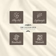 thumbnail image 4 of 100% Pima Cotton Emperor/Wyoming King Size 4-PCs Sheet Set (Solid, Ivory) Fits 7-9â€ Deep Pocket, 600 Series Sateen Weave, 4 of 5