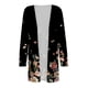 thumbnail image 4 of ICHUANYI Liquidación Moda Mujer Casual Manga Bolsillo Impreso Cover Up Cardigan Tops ICHUANYI WER202308257457, 4 of 4