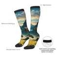 thumbnail image 4 of Naloa Valley River Dinosaur Thigh High Socks Extra Long Stretchy Sock Women Over Knee High Opaque Stocking Daily Wear, 4 of 6
