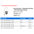 thumbnail image 2 of Rear Fuel Pump - Compatible with 2004 - 2006 Volkswagen Touareg 2005, 2 of 2