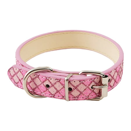 Rinsvye Cat Collar Pet Collar Cat Call Bell Light Ring Reflective Cat Leather Dog Colors for Medium Dogs instagram Wind Leather Check Please Take Your Shoes off Sign Dog Collar