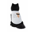 thumbnail image 1 of One Paw, Hola Chicas Stripe Dog T-Shirt, Lightweight, Grey, for Dogs, 1 of 7