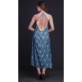 thumbnail image 4 of Bimba Robe de Plage Imprimée Géométrique Décontractée Longue Dos Nu Col Licou Femme-TTTG, 4 of 6