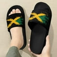 thumbnail image 3 of Psesaysky Jamaican Yellow and Green Slide Sandals for Men Boys Indoor Outdoor Anti-Slip Wear-Resistant Flip Flops Size 5-14, 3 of 4