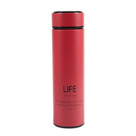 

Stainless Steel Vacuum Bottle Cup Thermos Travel Container Red
