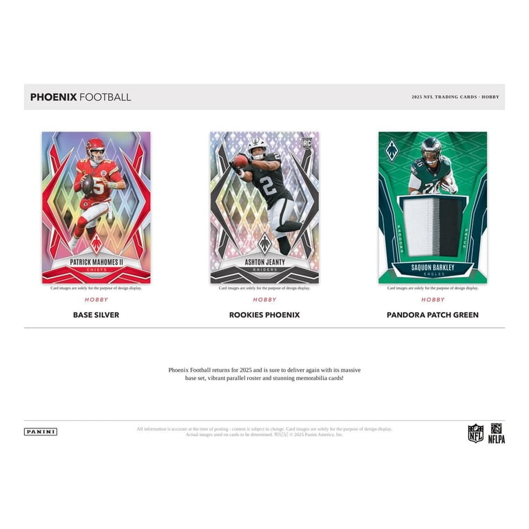 Panini 2025 Phoenix Football Hobby Trading Card Box - Walmart.com