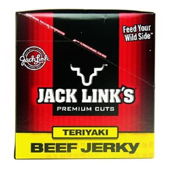 Jack Link Beef Jerky, Teriyaki - Bag, Count 10 (1.25 oz) - Jerkys / Grab Varieties & Flavors