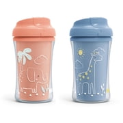 NUK Insulated Cup-Like Rim Sippy Cup, 2 Pack