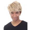 thumbnail image 2 of HPO| Short Men's Blonde Halloween Wig | Premium Breathable Capless Cap, 2 of 11