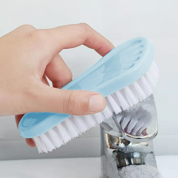 Fiudx Cepillo de Limpieza Multifuncional, Limpiador de Utensilios de Cocina, Fregador de Frutas y Verduras, Cepillo para Zapatos y Ollas, Material Plástico, Fácil de Quitar Manchas, Diseño de Orifici