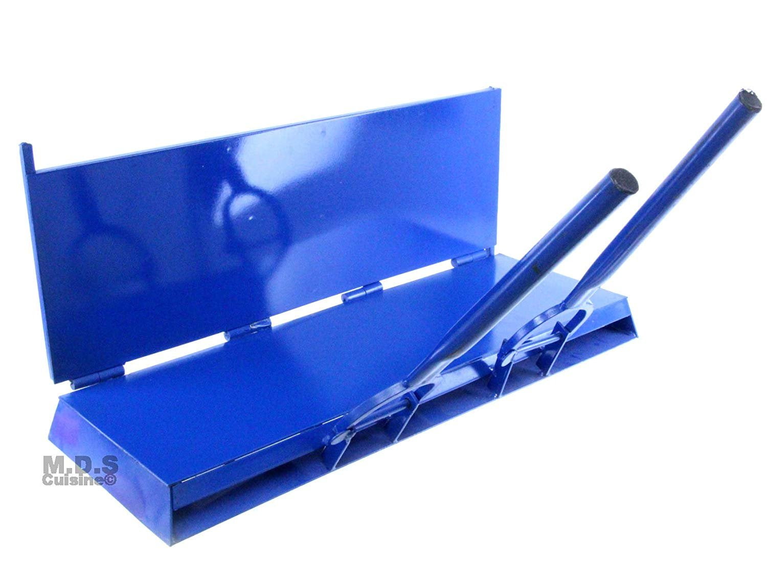 Machete Tortilla Press Blue 23.5" Extra Long Huarache Sope Quesadilla Heavy Duty Iron Restaurant Commercial Authentic Traditional Made in Mexico
