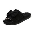 thumbnail image 2 of Willtoo Cute Slippers for Women Indoor and Outdoor Cozy Soft Bow Open Toe Womens Slippers with Memory Foam Anti-Skid Sole Slides Spa Birthday Gifts for Women Mom Her Ladies Bridesmaid, 2 of 3