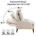 Accent Chair with Ottoman,Velvet Reading Chair with Ottoman Storage and