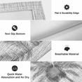 thumbnail image 5 of Grey Palm Tree Outdoor Rug for Patio/Deck/Porch, Non-Slip Large Area Rug 6 x 9 Ft, Tropical Summer Coastal Vintage Gray Indoor Outdoor Rugs Washable Area Rugs, Reversible Camping Rug Carpet Runner, 5 of 8