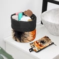 thumbnail image 6 of PhooArto Drawstring Cosmetic Bag, Barrel Shaped Portable Travel Makeup Bags, Fox Butterfly Pattern Large Capacity Waterproof Multifunctional Bucket Toiletry Bag, 6 of 6