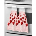 thumbnail image 2 of Towels Microfiber Absorbent Soft Dry Quick Cloth Hanging Bathroom Kitchen Towels Hand Flowers Plaid Bunny Eggs Easter, 2 of 7