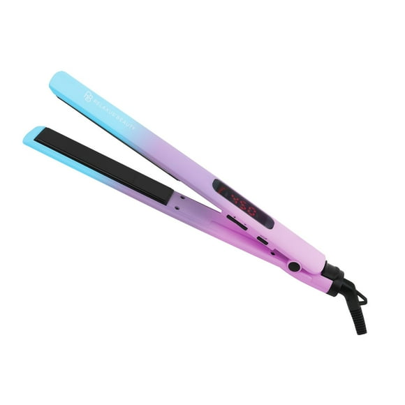 Relaxus SLZ Digital Limited Hair Straightener with Tourmaline Ceramic Plates, Ultra-Slim, Dual Voltage, 360 Swivel Cord - Unicorn