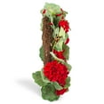 thumbnail image 4 of Red Geranium Wreath for Spring or Summer Front Door Decor in 21 Inch Diameter, Front Door WreathYD-CVAJ-MARQ, 4 of 6