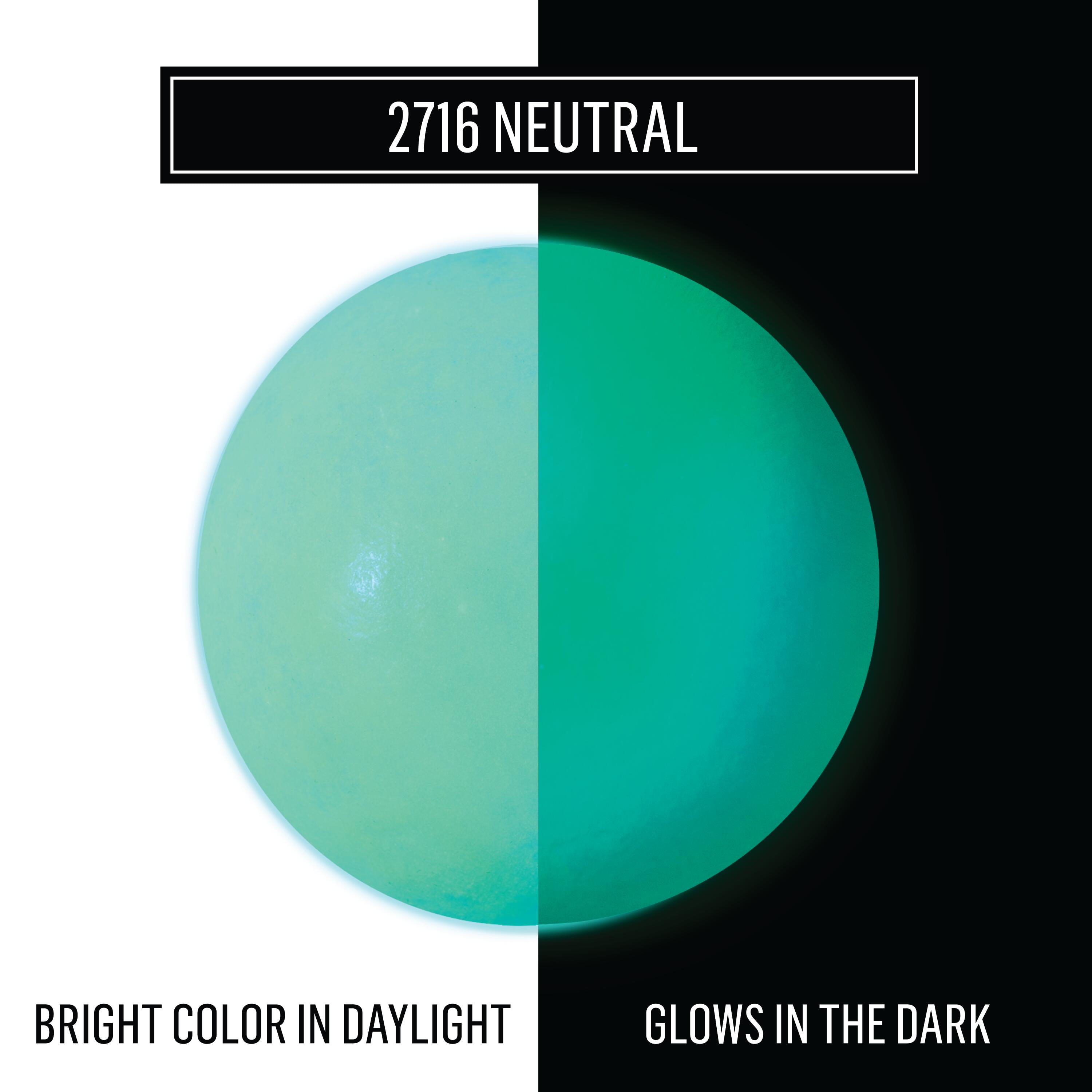 (6 pack) FolkArt Glow-in-the-Dark Acrylic Craft Paint, Matte Finish, Neutral, 2 fl oz