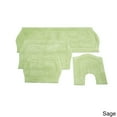 thumbnail image 4 of Home Weavers  Waterford 4-Piece Bath Rug Set Off-White, 4 of 5