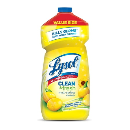 Lysol Clean & Fresh Multi-Surface Cleaner, Lemon & Sunflower, 48oz