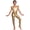 Gold, variant on Girls Shiny Metallic Hip Hop Disco Theme Party Jumpsuits Zip Back Jazz Ballroom Dance Leotards Red 6