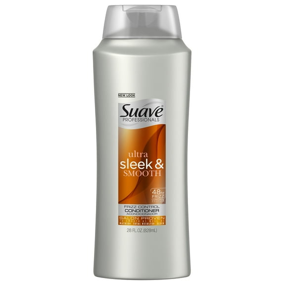 Suave Professionals Moisturizing Frizz Control Sleek Daily Conditioner with Vitamin E, 28 fl oz