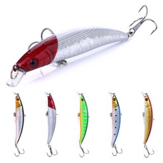 5PC High Quality Imported Artificial Lures 1/2 Half Water 9 cms 8.5 grams Fishing lures Golden Black Bass