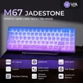 thumbnail image 2 of Teclado HITIME x XVX M67 inalámbrico 60% QMK/VIA Spider Web, 2 of 8