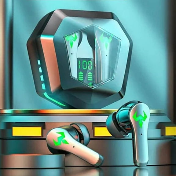 FYHALE Digital Display Wireless Ear Charging Bank Bluetooth Headset Game Headset