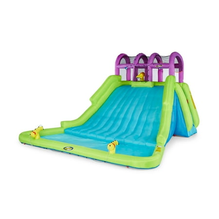 Kahuna Mega Blast Inflatable Backyard Kiddie Pool and Slide Water