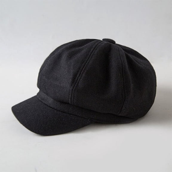 CoCopeaunt OCTAGONAL CAPS, Womens Fall And Winter Berets In British Style, Tweeds Duck-Tongue Painters Cap, And A Go-To Newsboy Cap