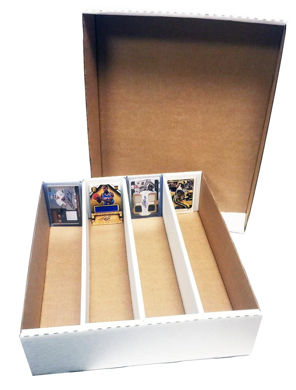 (3) Monster 4Row Storage Box Holds 3,200 trading cards by MAX PRO