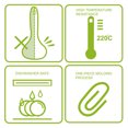 thumbnail image 6 of 11.4 Inch Silicone Soup Ladle Spoon Restaurant Kitchen Scoop Utensil Cooking Supplies Green, 6 of 7