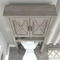 thumbnail image 4 of Pemberly Row Over The Toilet Storage Cabinet in Driftwood Gray - Engineered Wood, 4 of 7