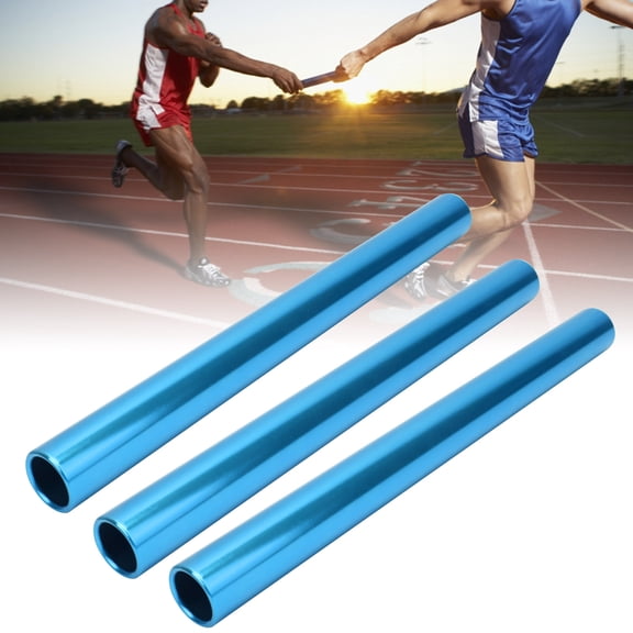 OTVIAP Aluminum Relay Batons,Sprint Relay ,3pcs Aluminum Alloy Electroplating Relay Batons Track and Field Sprint Match Batons