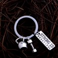 thumbnail image 2 of Motivational Fitness Gifts Strong is Beautiful Dumbell Kettlebell Charm Keychain Inspirational Workout Gifts, 2 of 5