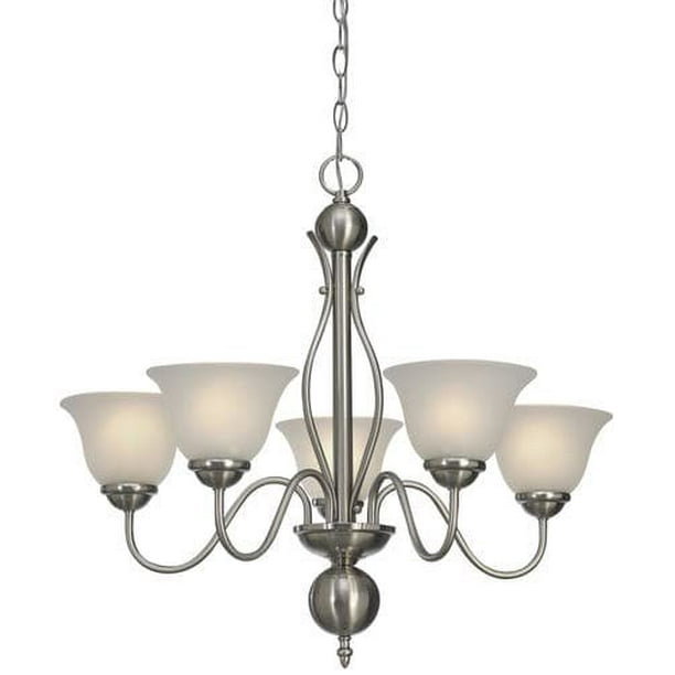 Patriot Lighting Irelyn 24 Brushed Nickel Traditional 5 Light Chandelier Com Patriot Lighting Irelyn 24 Brushed, Menards Lamp Shades Glass