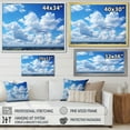 thumbnail image 4 of Designart "Canvas of the Skies Cloudy Artistry IX" Landscapes Floater Framed Wall Decor, 4 of 7
