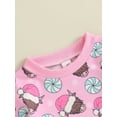 thumbnail image 5 of Bagilaanoe Newborn Baby Girl Boy Christmas Romper Sweatshirt Long Sleeve Bodysuits Print Pullover 3M 6M 12M 18M Infant Casual Tee Tops, 5 of 9