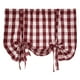 thumbnail image 1 of Cenefas Decoración Cortina de ventana Rojo 60x120cm Sunnimix atar cortinas, 1 of 7